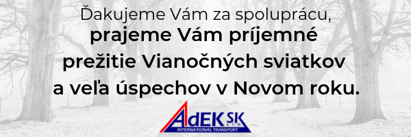 Príjemné Vianočné sviatky a veľa úspechov do Nového roka 2019